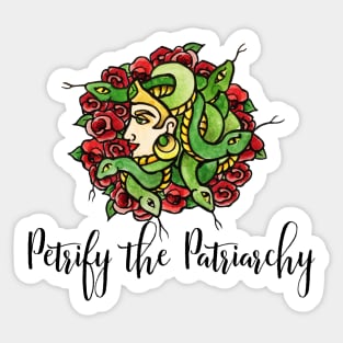 Petrify the Patriarchy Medusa Feminist Sticker